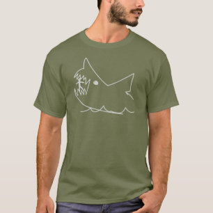 Jaws Chalk Drawing T-Shirt
