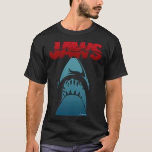 JAWS - GREAT WHITE DANGEROUS SHARK colour T-Shirt