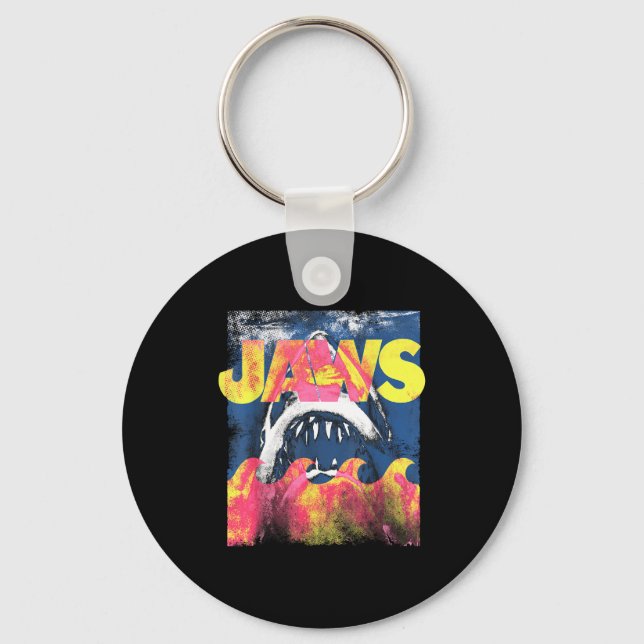 Jaws heat wave poster  key ring (Front)