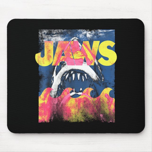 Jaws heat wave poster  mouse pad (Front)