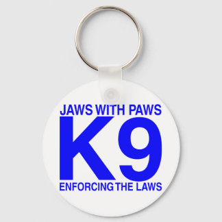Jaws with Paws enforcing the Laws Key Ring