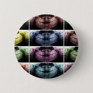 jawsbone-xray 6 cm round badge