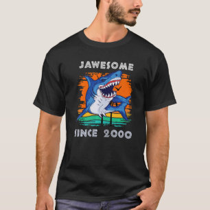 Jawsome Awesome Since 2000 Sharks Sea Ocean Fans B T-Shirt