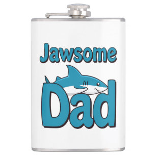 Jawsome Dad Hip Flask