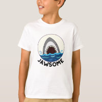 Jawsome Funny Shark Teeth Pun 