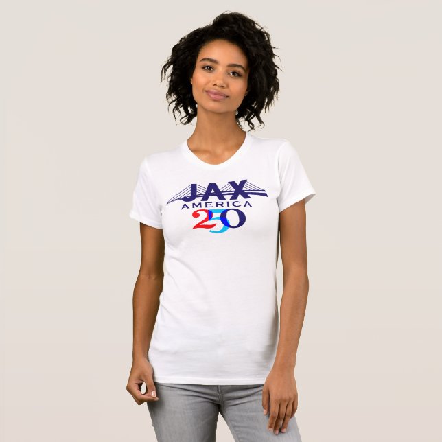 Jax America 250 T-Shirt (Light) (Front Full)