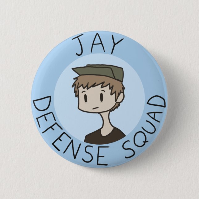 Jay Defence Squad Button (Front)