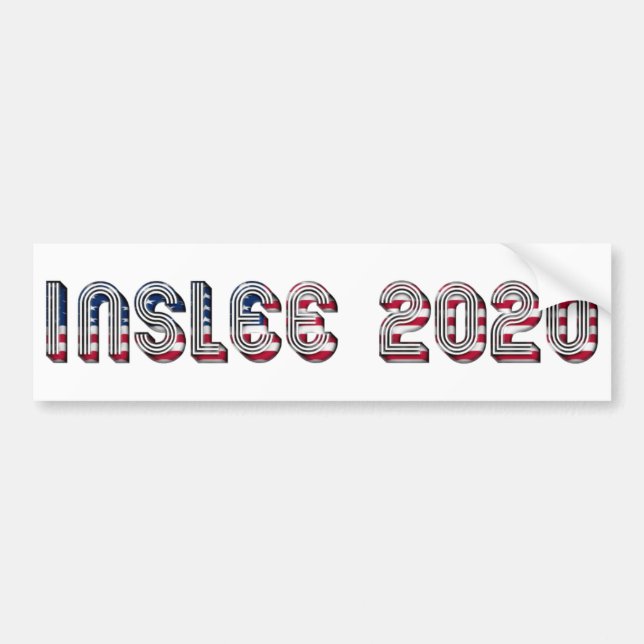 Jay Inslee Democrat Presidential Candidate 2020 Bumper Sticker (Front)