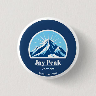 Jay Peak Vermont USA gift souvenir 3 Cm Round Badge