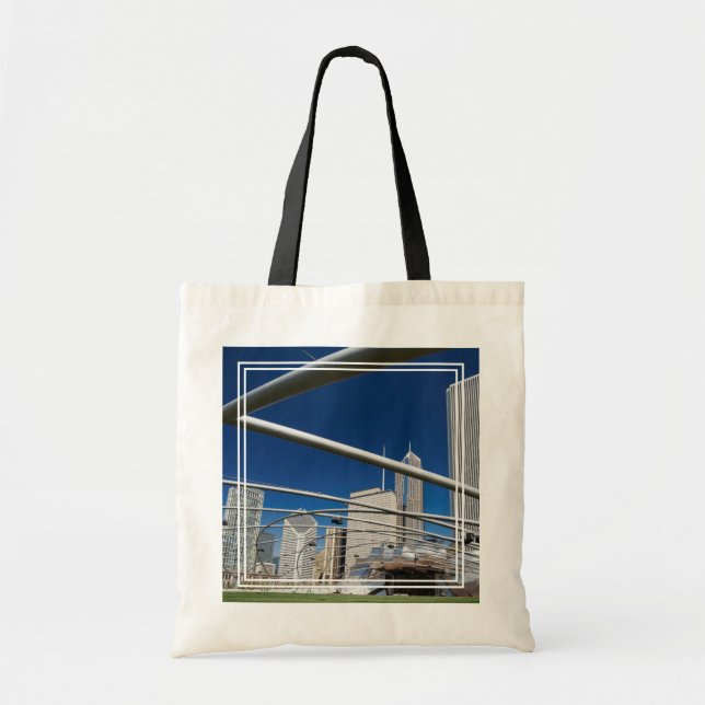 Jay Pritzker Pavilion, Millennium Park Tote Bag (Front)