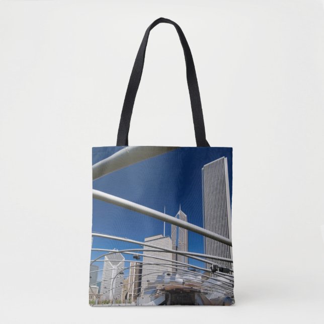 Jay Pritzker Pavilion, Millennium Park Tote Bag (Front)