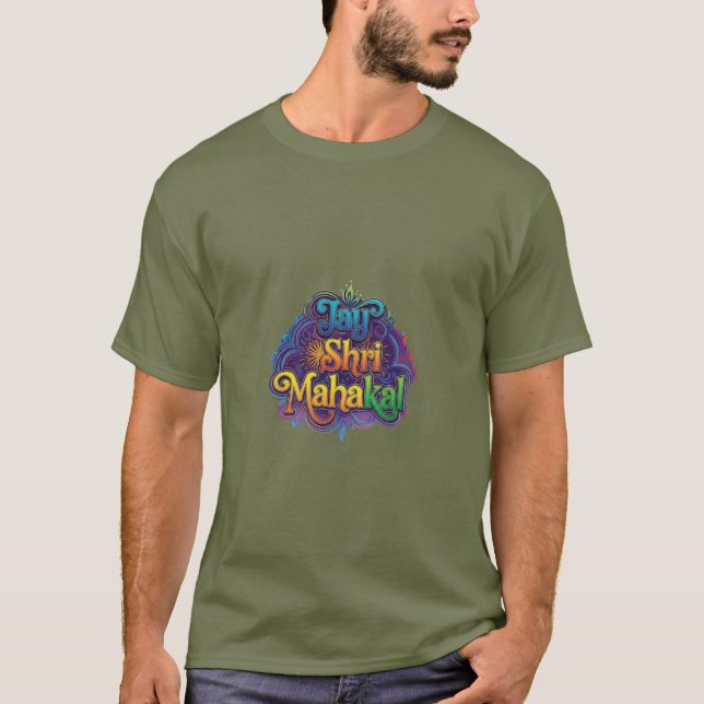 Jay Shri Mahakal"  T-Shirt (Front)