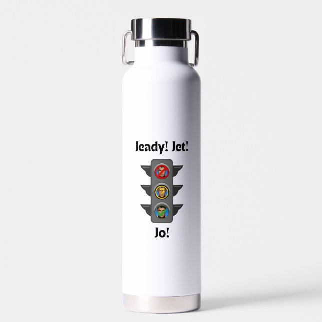 Jayce Stoplight Water Bottle (Front)