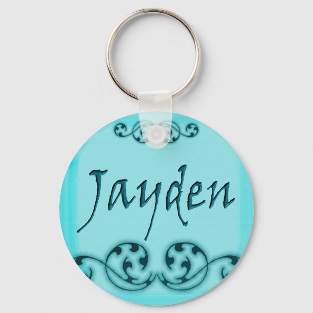 Jayden Scroll Key Ring (Front)
