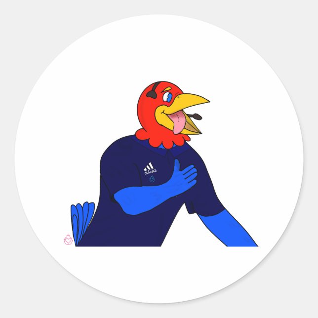 Jayhawk Lets GOO Classic Round Sticker (Front)
