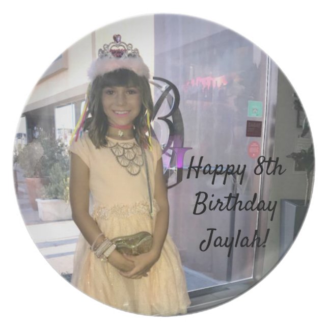 Jaylah Birthday Plate (Front)