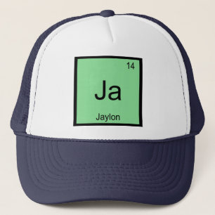 Jaylon Name Chemistry Element Periodic Table Trucker Hat