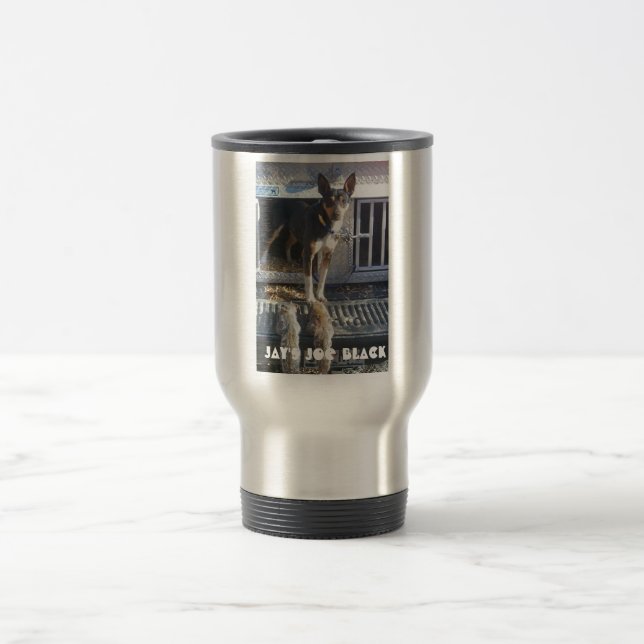 Jay's Joe Black Travel Mug (Center)