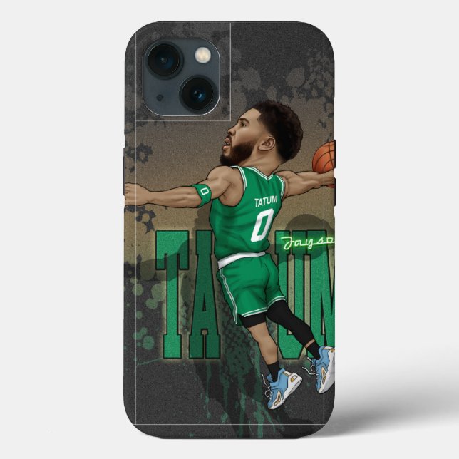 Jayson Tatum Caricature Case-Mate iPhone Case (Back)
