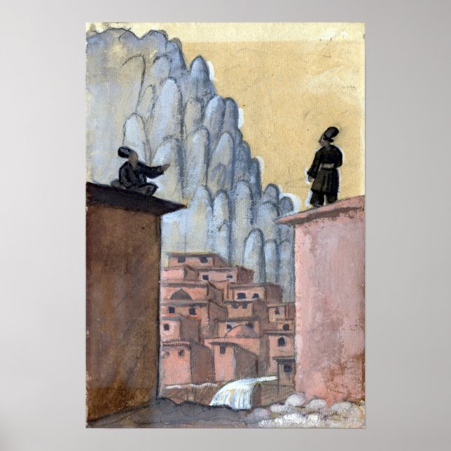 Jāzeps Grosvalds Kurds on the Roof Poster (Front)