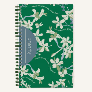 JAZMIN FOCUS GREEN NOTEBOOK