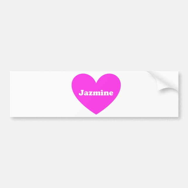 Jazmine Bumper Sticker (Front)