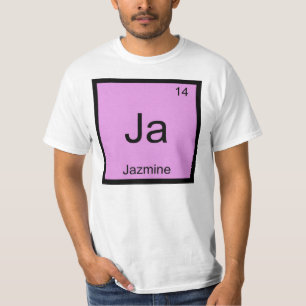 Jazmine  Name Chemistry Element Periodic Table T-Shirt