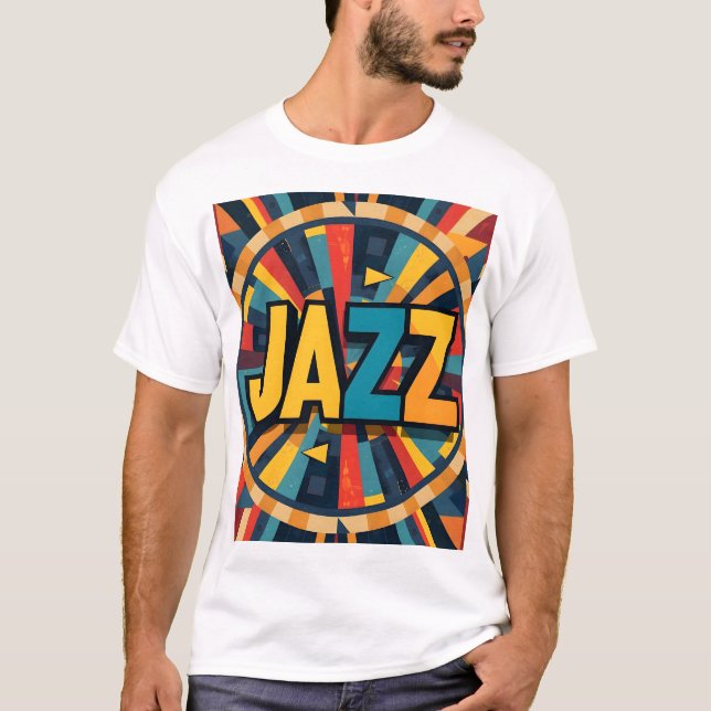Jazz abstract T-Shirt (Front)