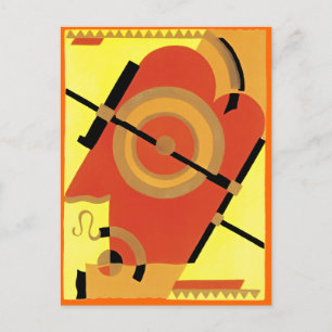 Jazz Age Art Deco Abstract Postcard