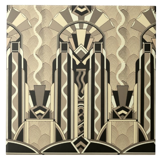 Jazz Age Deco Tile (Front)