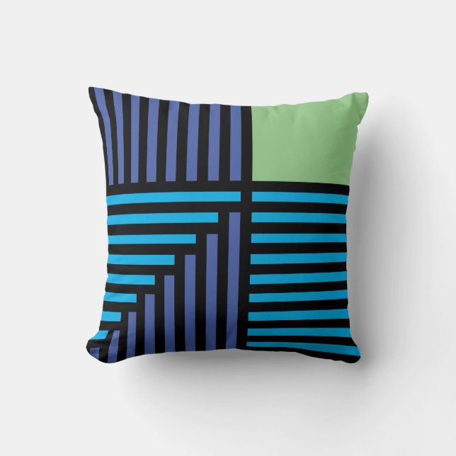 ''Jazz Age & Green Grass'' Cushion (Front)