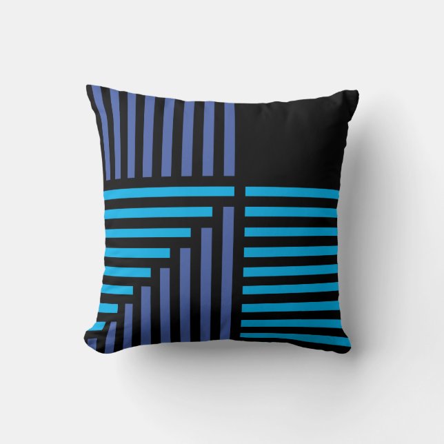 ''Jazz Age Late  Midnight'' Cushion (Front)