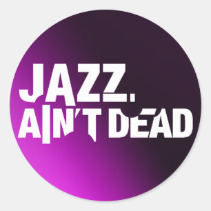 Jazz Ain't Dead Logo Sticker