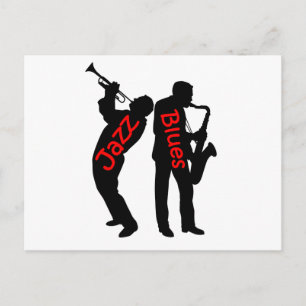Jazz and Blues Postcard