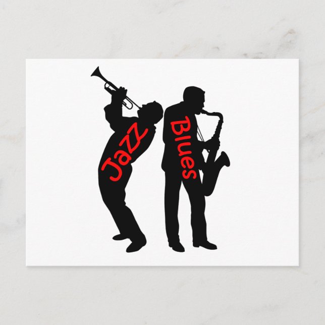 Jazz and Blues Postcard (Front)