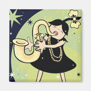 jazz baby magnet