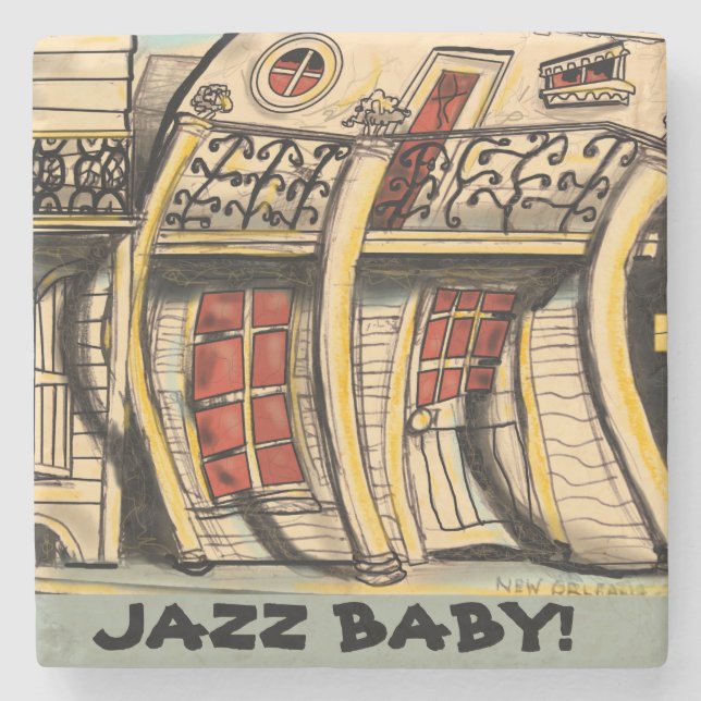 JAZZ BABY STONE COASTER (Front)