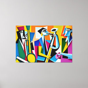 Jazz Band Canvas Print