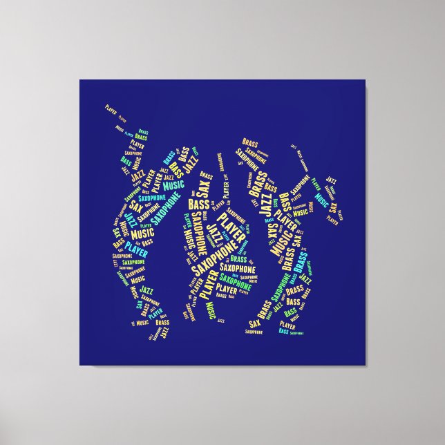 Jazz Band Canvas Print (Front)