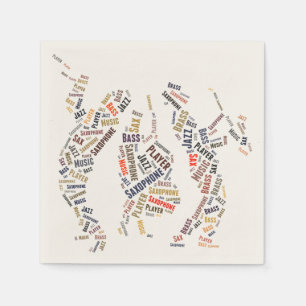 Jazz Band Napkin