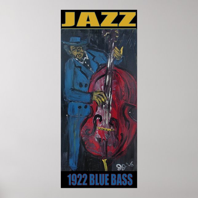 JAZZ BLUE BASS PRINT (Front)