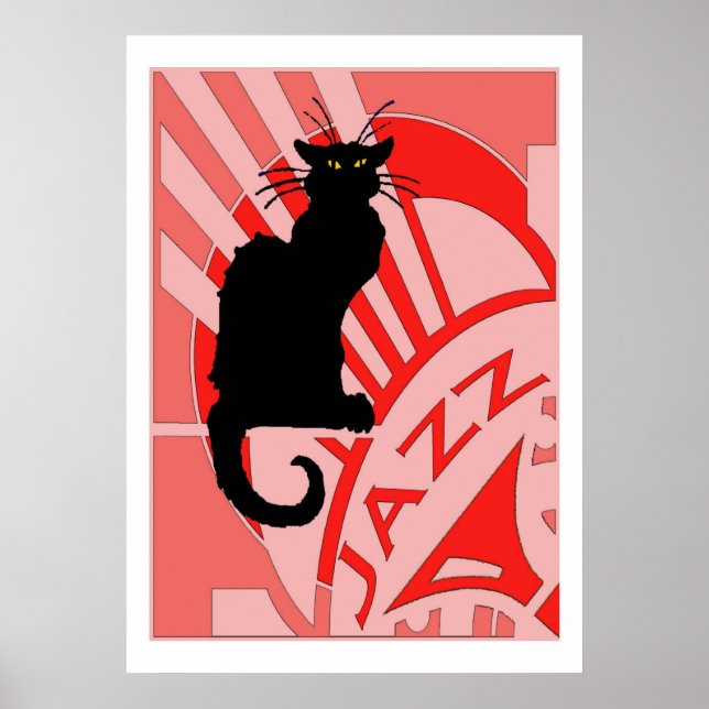 Jazz Cat Poster (Front)