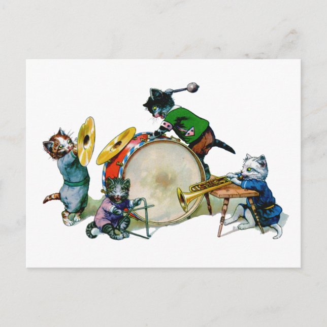 Jazz Cats Postcard (Front)