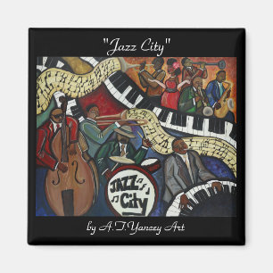 Jazz City Magnet