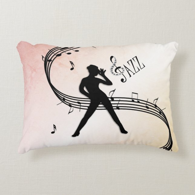 Jazz Dance Decorative Cushion (Front)