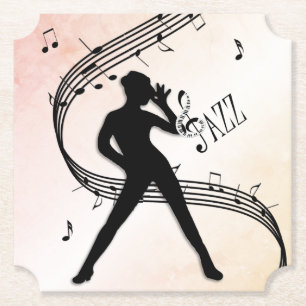 Jazz Dance Paper Coaster