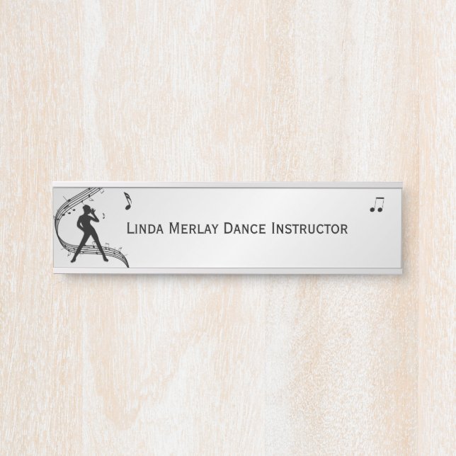 Jazz Dance  Personalised  Door Sign (Front)