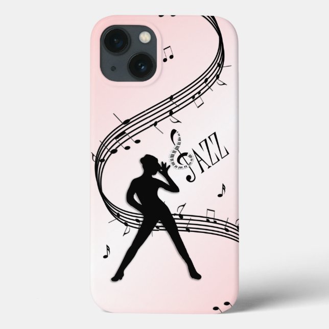 Jazz Dance Pink Music Case-Mate iPhone Case (Back)