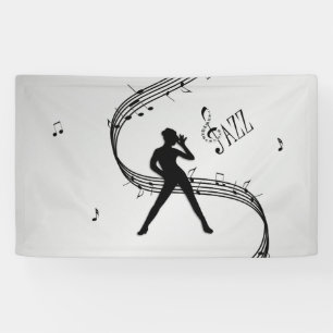 Jazz Dance Silver Banner