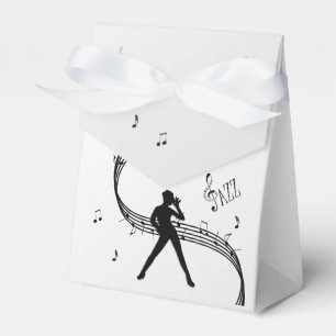Jazz Dance Silver Favour Box